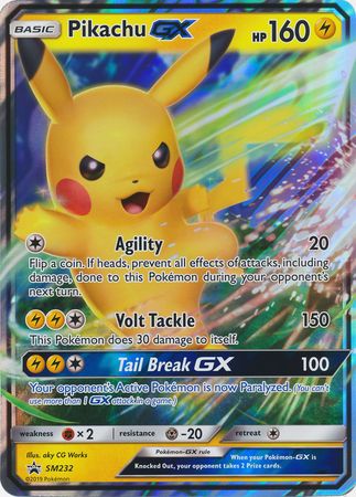 Pikachu GX (SM232) (Jumbo Card) [Sun & Moon: Black Star Promos] | Rock City Comics