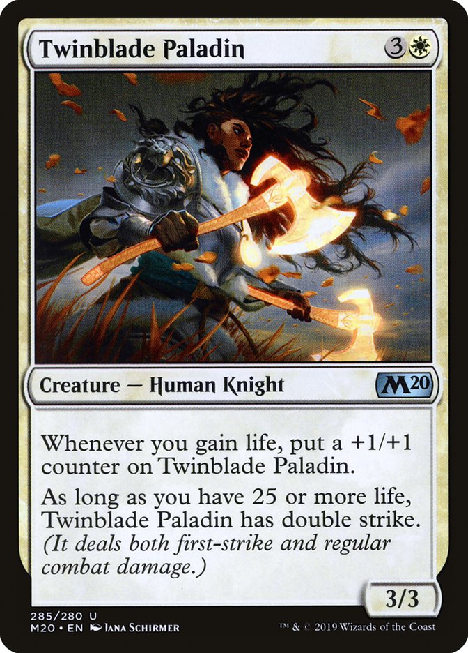 Twinblade Paladin [Core Set 2020] | Rock City Comics