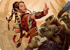 Half-Elf Monk Art Card [Dungeons & Dragons: Adventures in the Forgotten Realms Art Series] | Rock City Comics