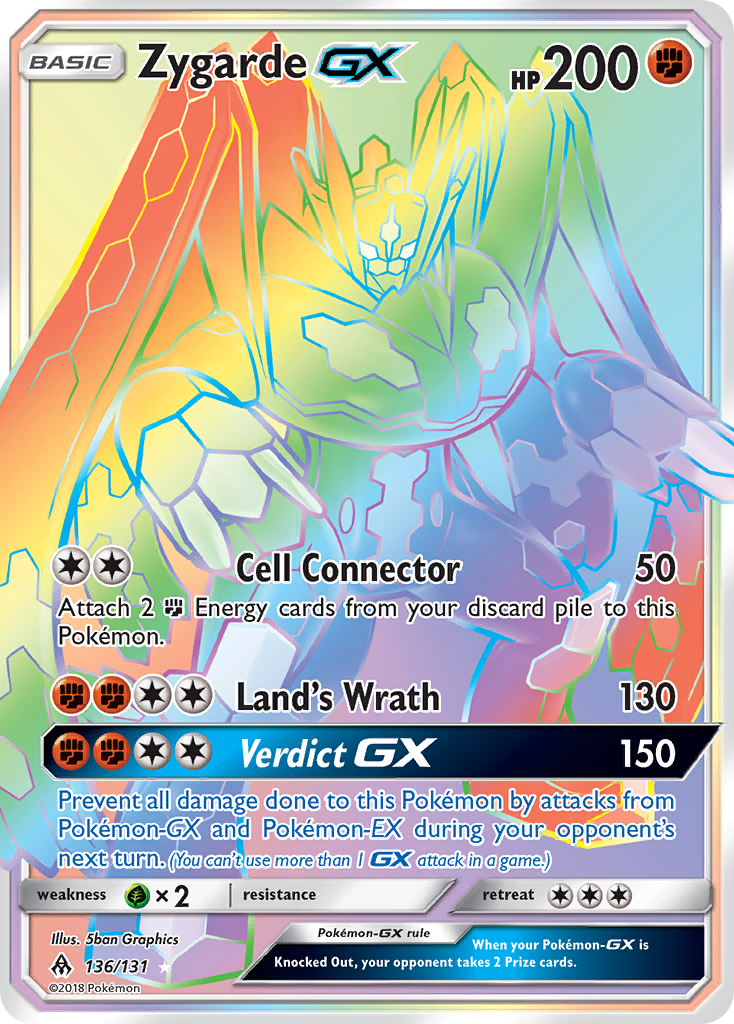 Zygarde GX (136/131) [Sun & Moon: Forbidden Light] | Rock City Comics