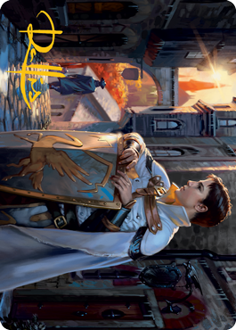 Dennick, Pious Apprentice Art Card (Gold-Stamped Signature) [Innistrad: Midnight Hunt Art Series] | Rock City Comics