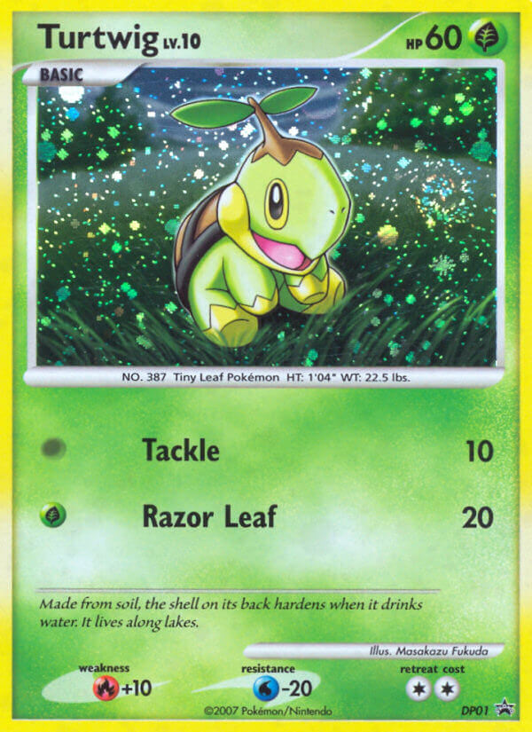 Turtwig (DP01) [Diamond & Pearl: Black Star Promos] | Rock City Comics