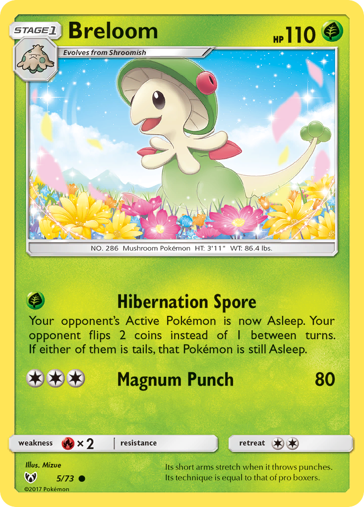 Breloom (5/73) [Sun & Moon: Shining Legends] | Rock City Comics