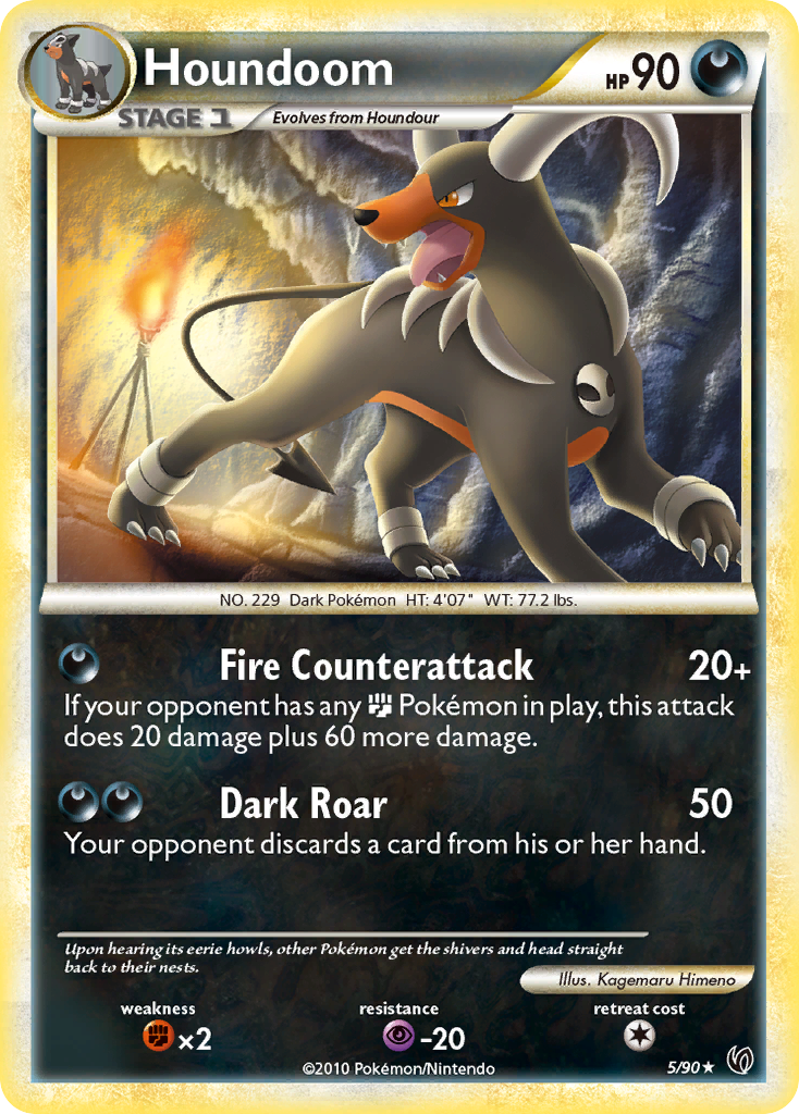 Houndoom (5/90) [HeartGold & SoulSilver: Undaunted] | Rock City Comics