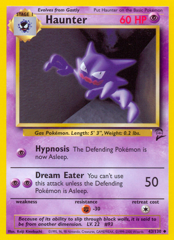 Haunter (43/130) [Base Set 2] | Rock City Comics