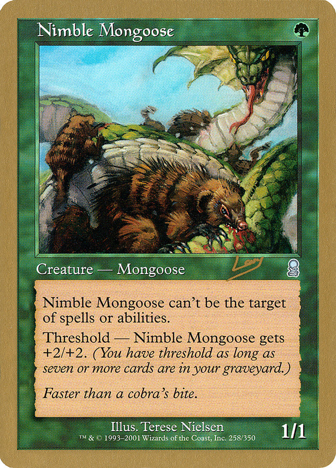 Nimble Mongoose (Raphael Levy) [World Championship Decks 2002] | Rock City Comics