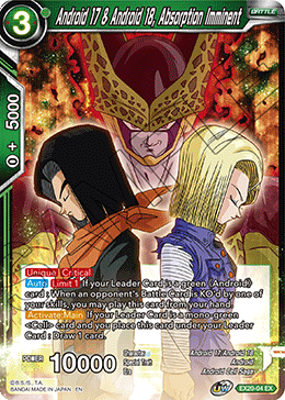 Android 17 & Android 18, Absorption Imminent (EX20-04) [Ultimate Deck 2022] | Rock City Comics