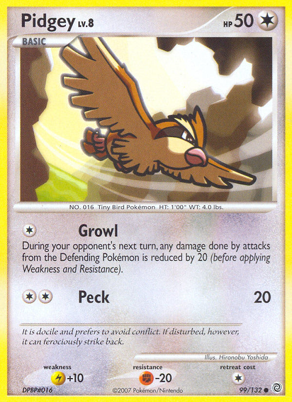 Pidgey (99/132) [Diamond & Pearl: Secret Wonders] | Rock City Comics