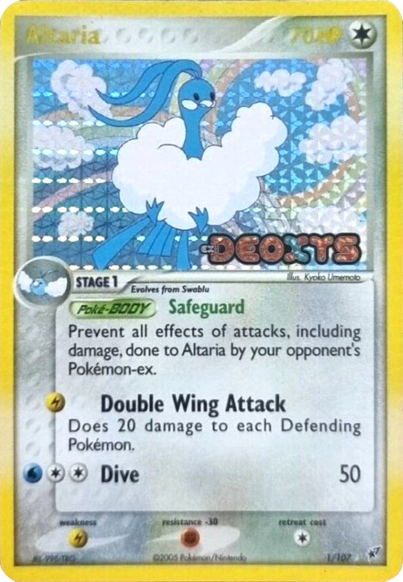 Altaria (1/107) (Stamped) [EX: Deoxys] | Rock City Comics