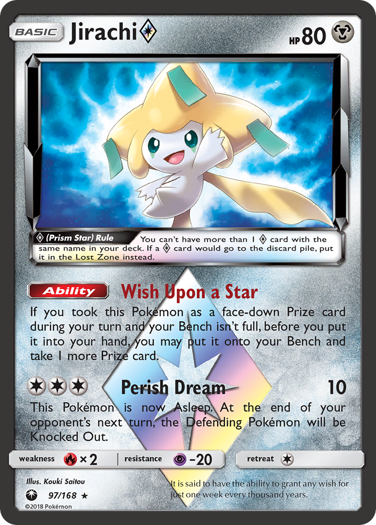 Jirachi (97/168) (Prism Star) [Sun & Moon: Celestial Storm] | Rock City Comics