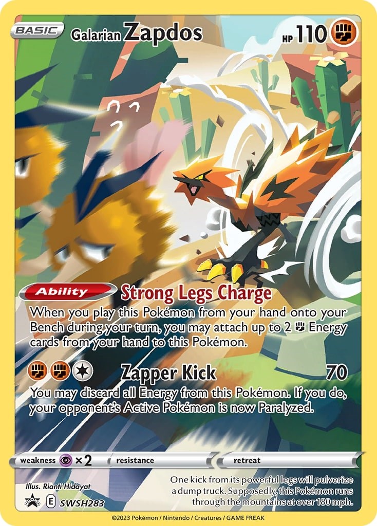 Galarian Zapdos (SWSH283) [Sword & Shield: Black Star Promos] | Rock City Comics