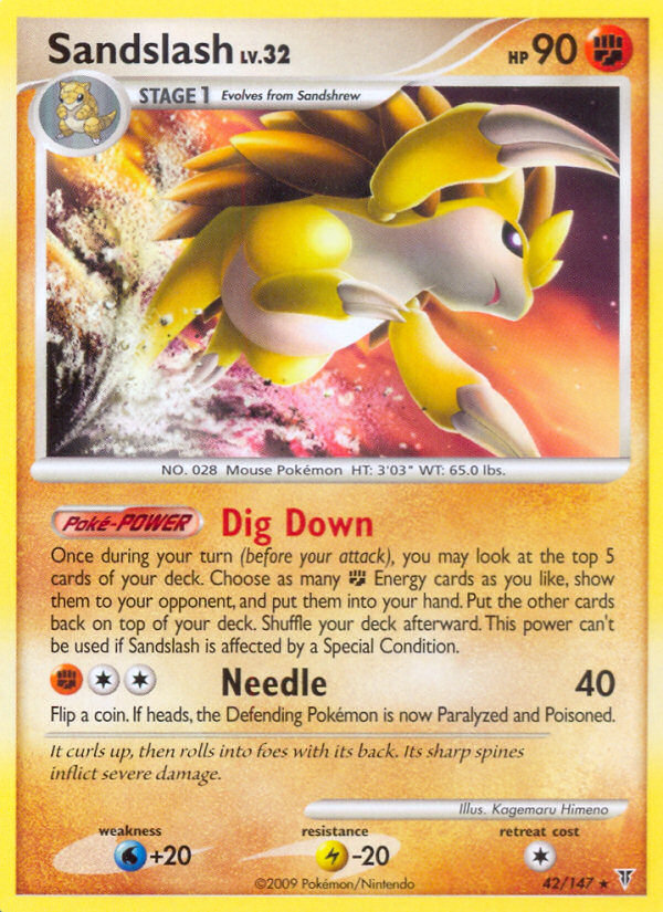 Sandslash (42/147) [Platinum: Supreme Victors] | Rock City Comics