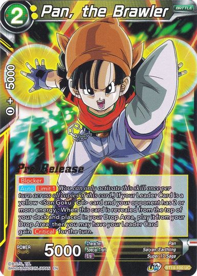 Pan, the Brawler (BT14-100) [Cross Spirits Prerelease Promos] | Rock City Comics