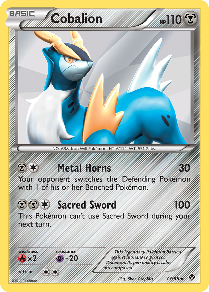 Cobalion (77/98) [Black & White: Emerging Powers] | Rock City Comics