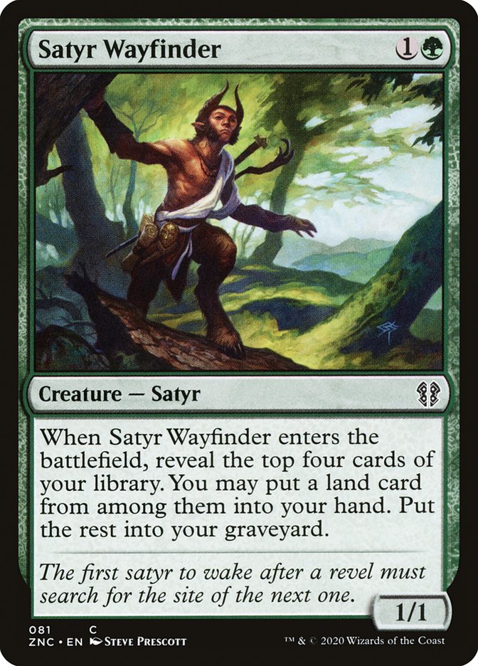 Satyr Wayfinder [Zendikar Rising Commander] | Rock City Comics