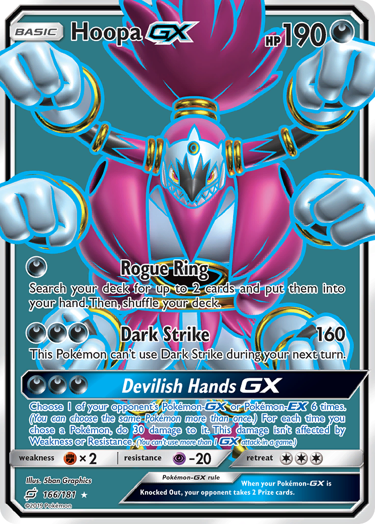 Hoopa GX (166/181) [Sun & Moon: Team Up] | Rock City Comics