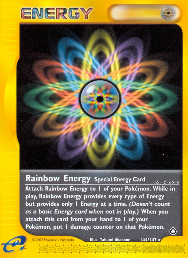 Rainbow Energy (144/147) [Aquapolis] | Rock City Comics