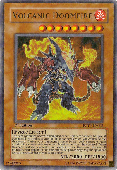 Volcanic Doomfire [FOTB-EN008] Ultra Rare | Rock City Comics