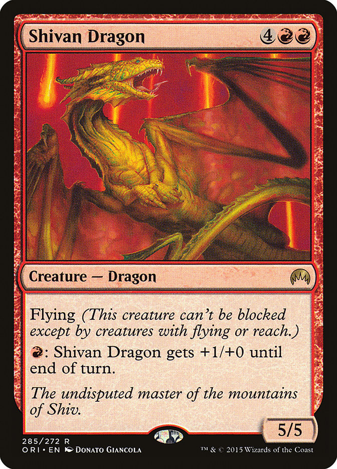 Shivan Dragon [Magic Origins] | Rock City Comics