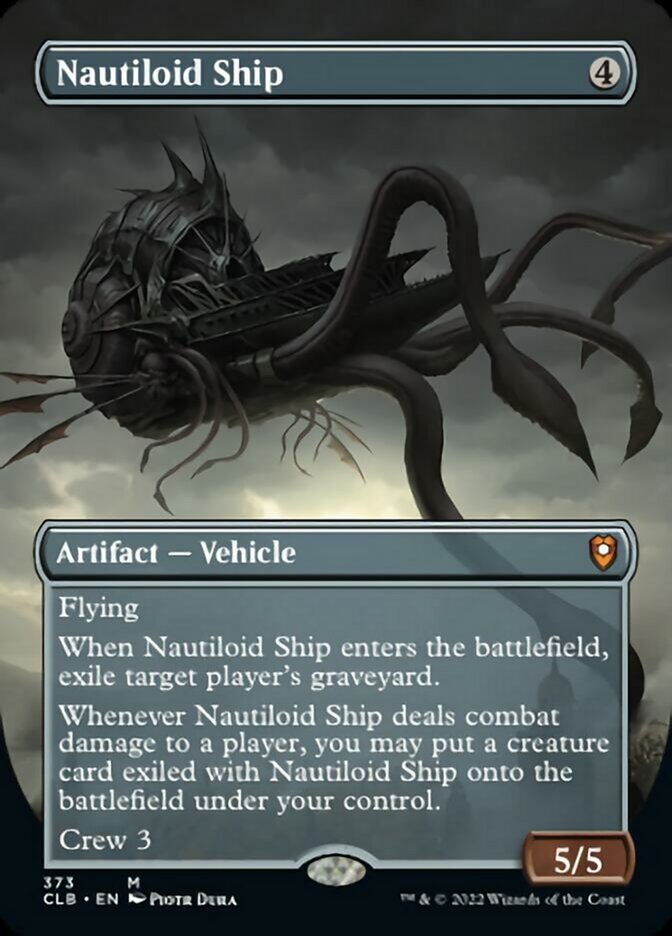 Nautiloid Ship (Borderless Alternate Art) [Commander Legends: Battle for Baldur's Gate] | Rock City Comics