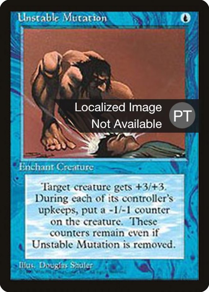 Unstable Mutation [Fourth Edition (Foreign Black Border)] | Rock City Comics