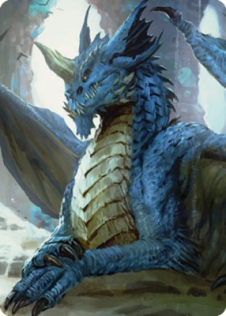 Young Blue Dragon Art Card [Commander Legends: Battle for Baldur's Gate Art Series] | Rock City Comics