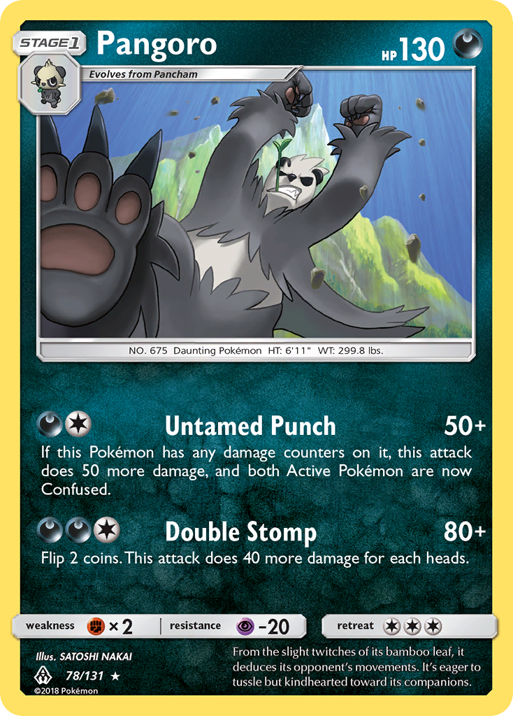 Pangoro (78/131) [Sun & Moon: Forbidden Light] | Rock City Comics