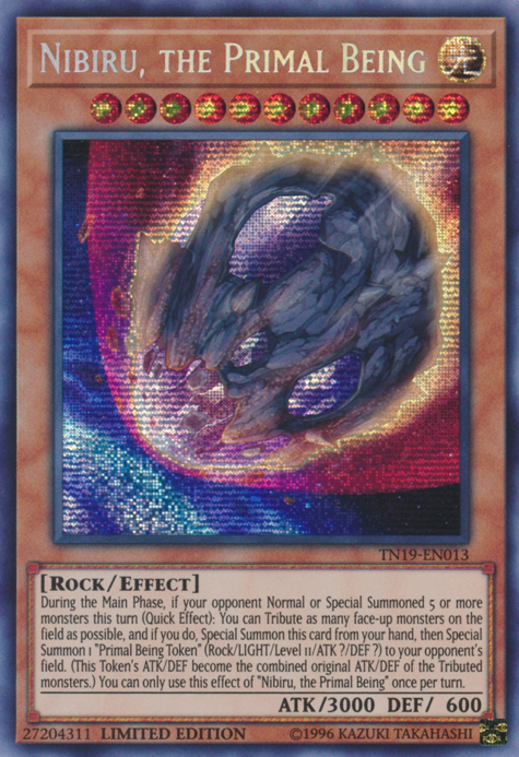 Nibiru, the Primal Being [TN19-EN013] Prismatic Secret Rare | Rock City Comics