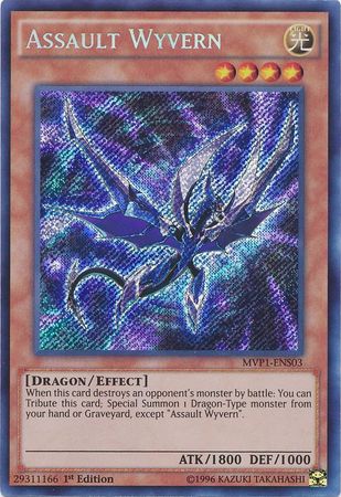 Assault Wyvern [MVP1-ENS03] Secret Rare | Rock City Comics