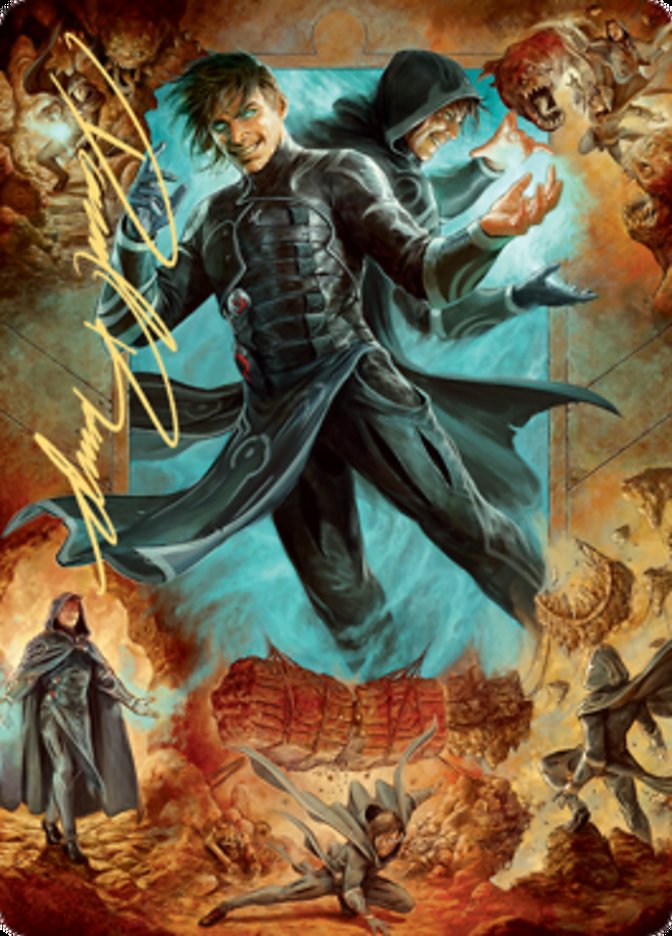 Jace, Mirror Mage 2 Art Card (Gold-Stamped Signature) [Zendikar Rising Art Series] | Rock City Comics