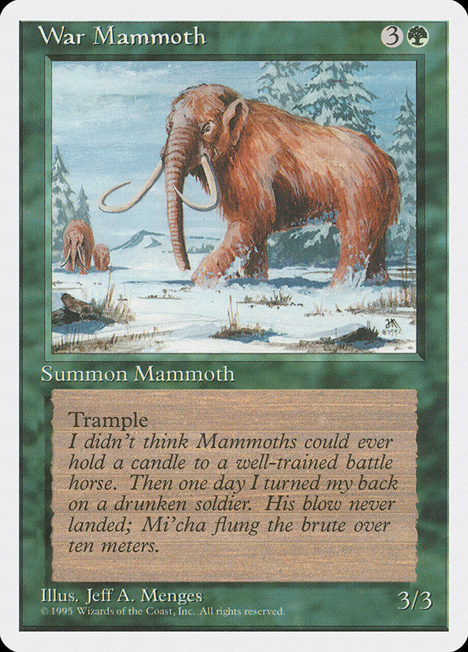 War Mammoth [Fourth Edition] | Rock City Comics