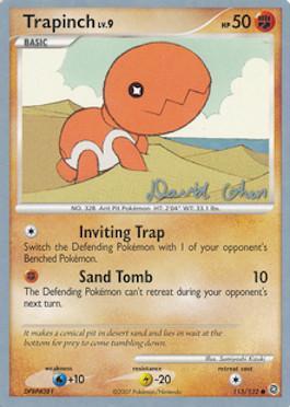 Trapinch LV.9 (115/132) (Stallgon - David Cohen) [World Championships 2009] | Rock City Comics