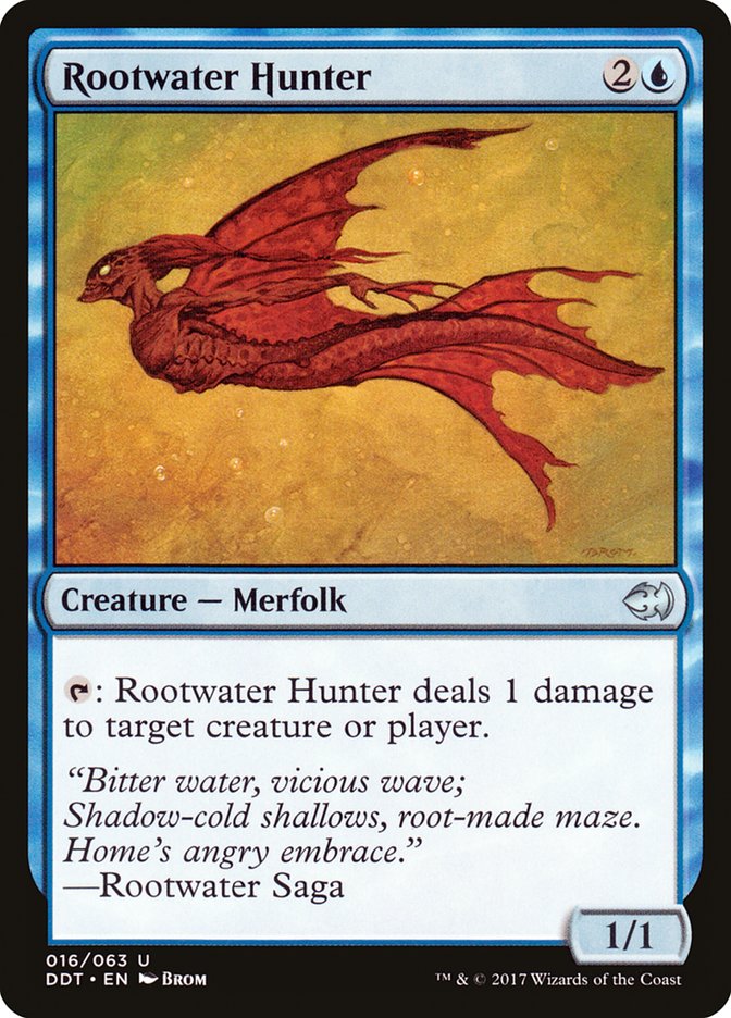 Rootwater Hunter [Duel Decks: Merfolk vs. Goblins] | Rock City Comics