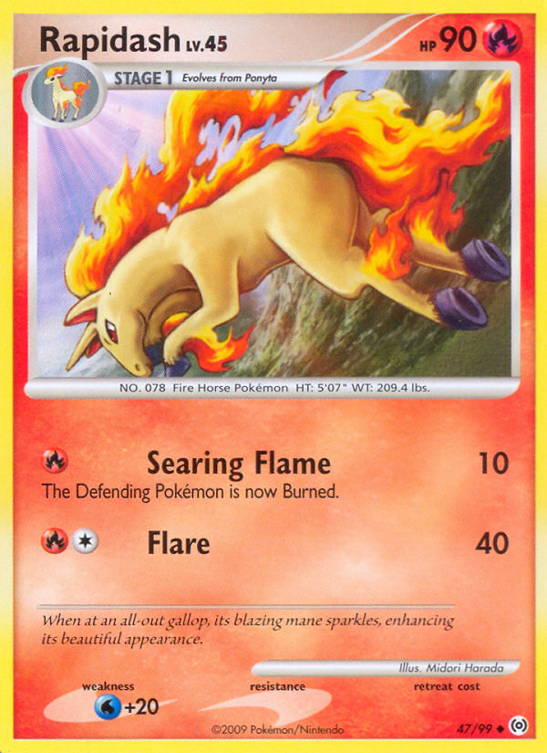 Rapidash (47/99) [Platinum: Arceus] | Rock City Comics