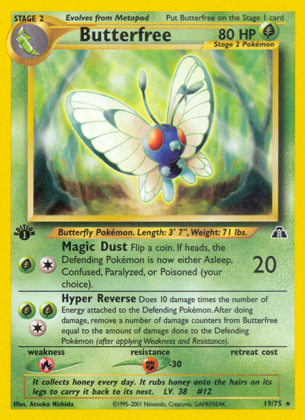 Butterfree (19/75) [Neo Discovery 1st Edition] | Rock City Comics