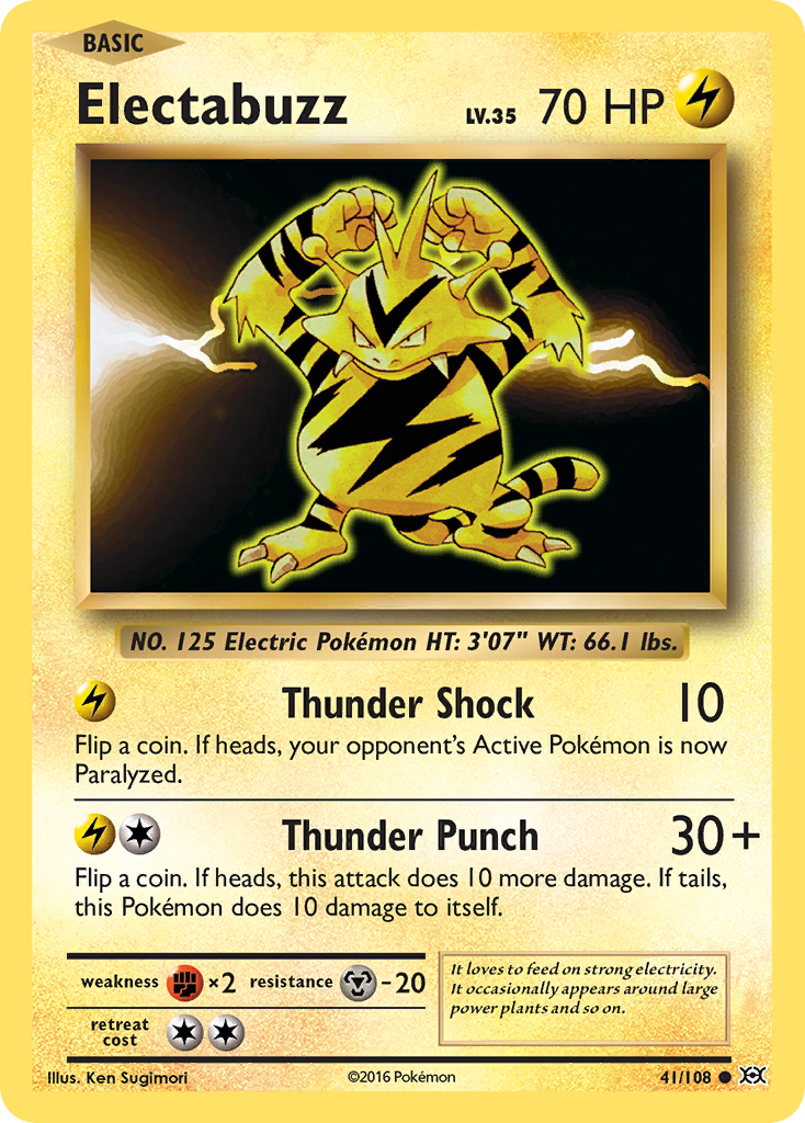 Electabuzz (41/108) [XY: Evolutions] | Rock City Comics