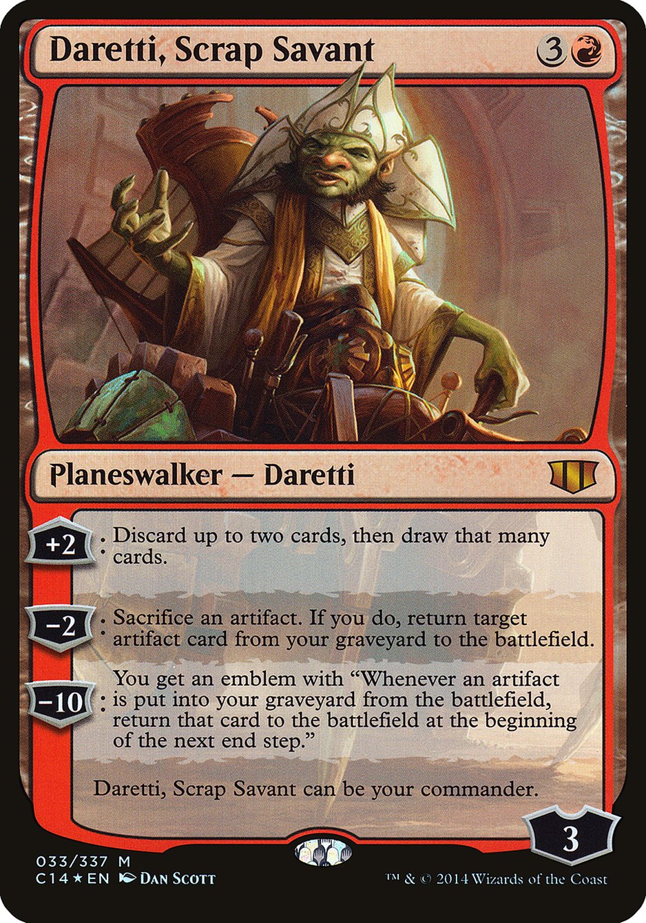 Daretti, Scrap Savant (Oversized) [Commander 2014 Oversized] | Rock City Comics