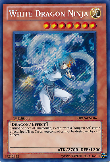 White Dragon Ninja [ORCS-EN084] Secret Rare | Rock City Comics