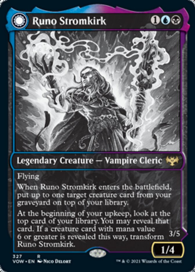 Runo Stromkirk // Krothuss, Lord of the Deep (Showcase Eternal Night) [Innistrad: Crimson Vow] | Rock City Comics