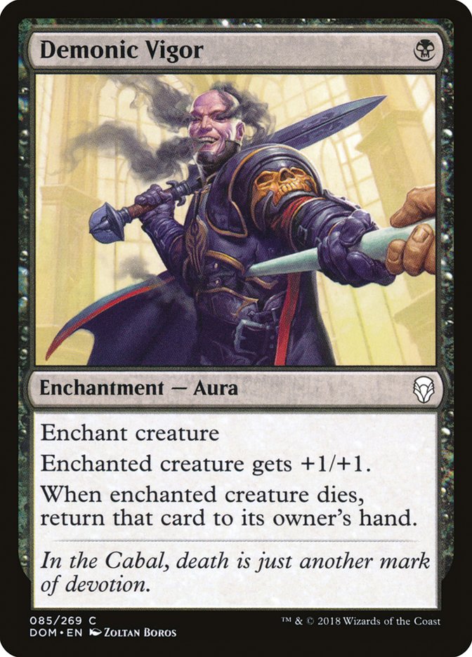 Demonic Vigor [Dominaria] | Rock City Comics