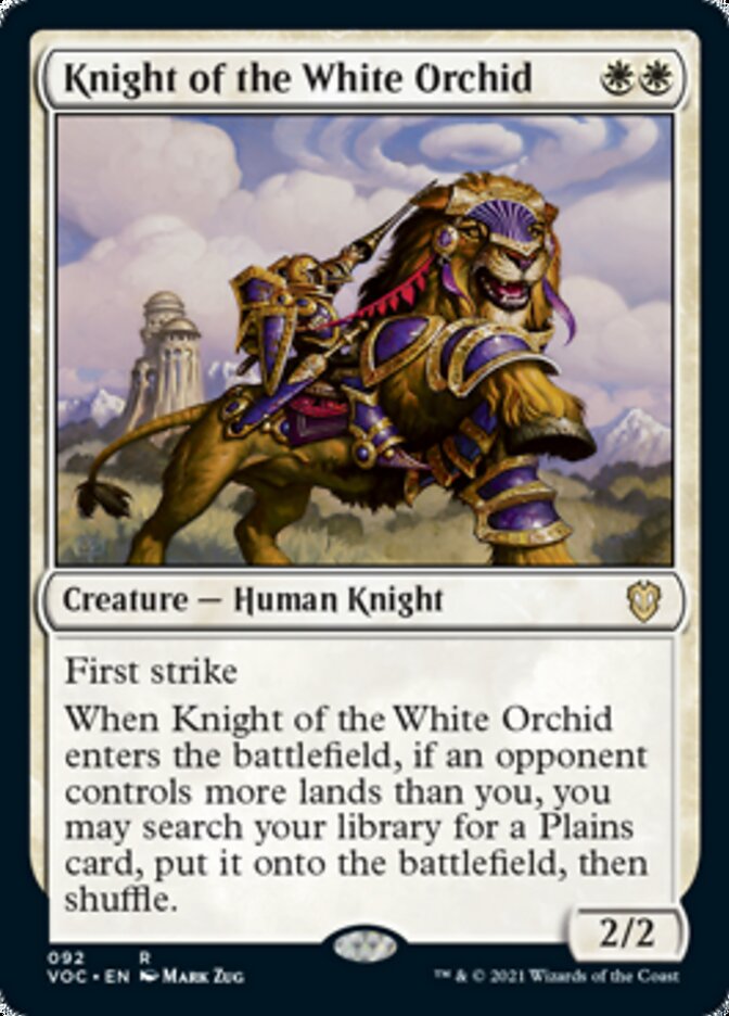 Knight of the White Orchid [Innistrad: Crimson Vow Commander] | Rock City Comics