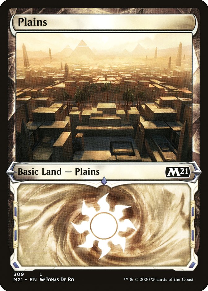 Plains (309) (Showcase) [Core Set 2021] | Rock City Comics