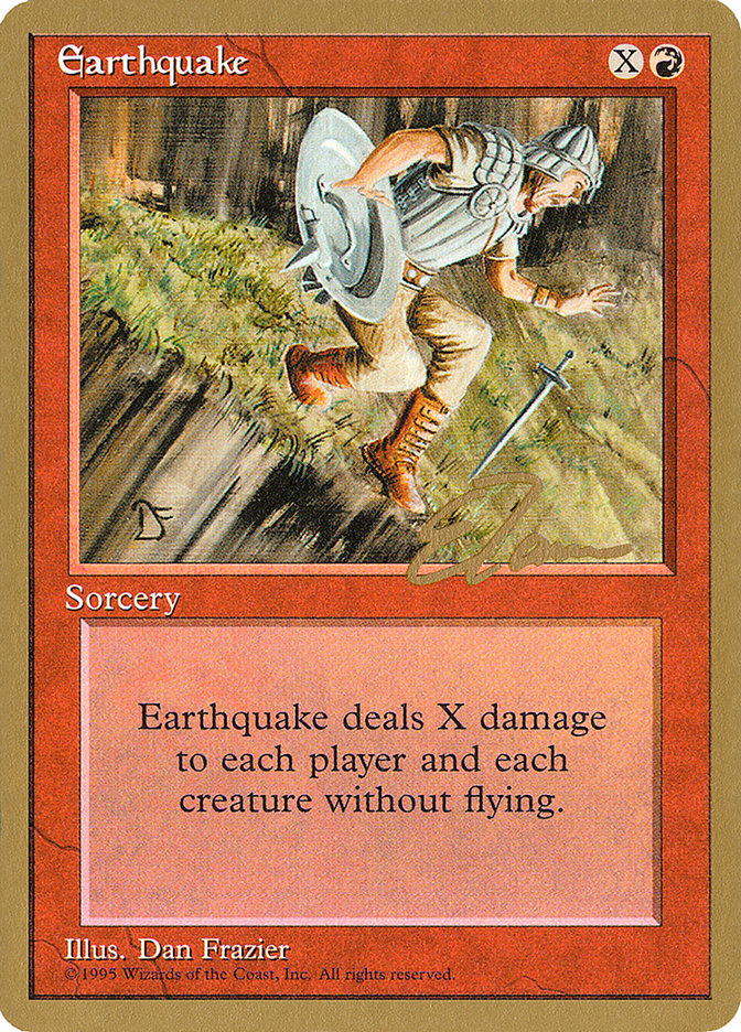 Earthquake (Eric Tam) [Pro Tour Collector Set] | Rock City Comics