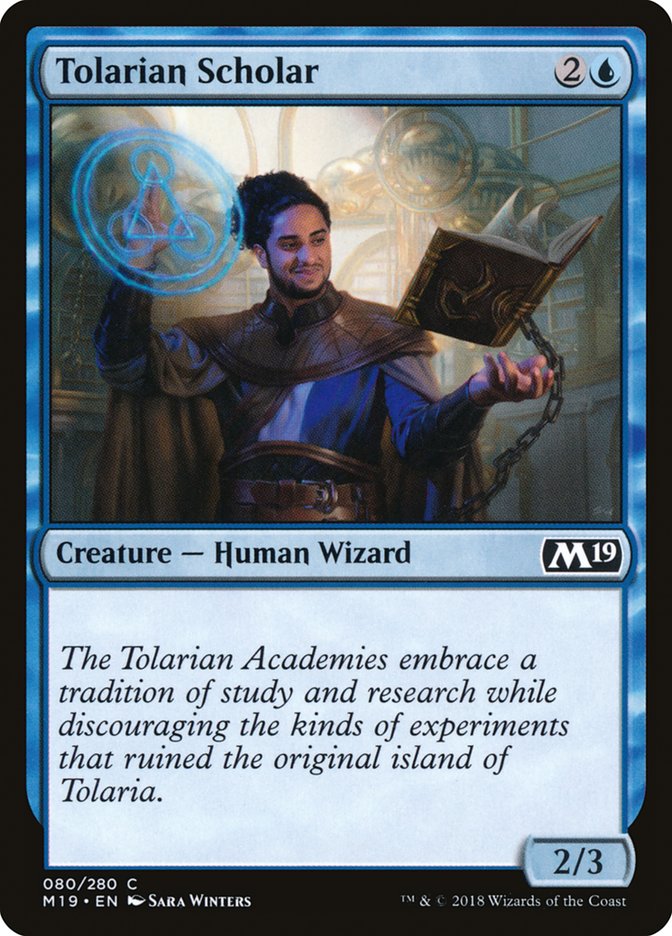 Tolarian Scholar [Core Set 2019] | Rock City Comics