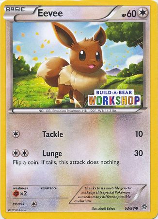 Eevee (63/98) (Build A Bear Workshop Exclusive) [XY: Ancient Origins] | Rock City Comics