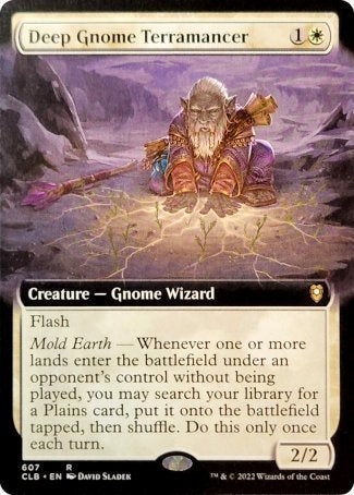 Deep Gnome Terramancer (Extended Art) [Commander Legends: Battle for Baldur's Gate] | Rock City Comics