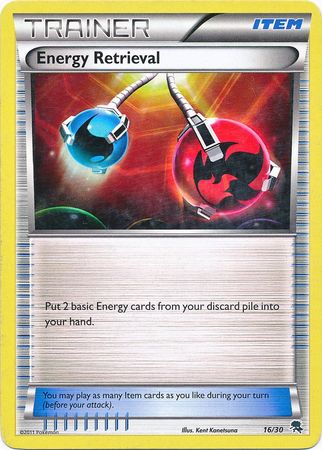 Energy Retrieval (16/30) [Black & White: Trainer Kit - Zoroark] | Rock City Comics