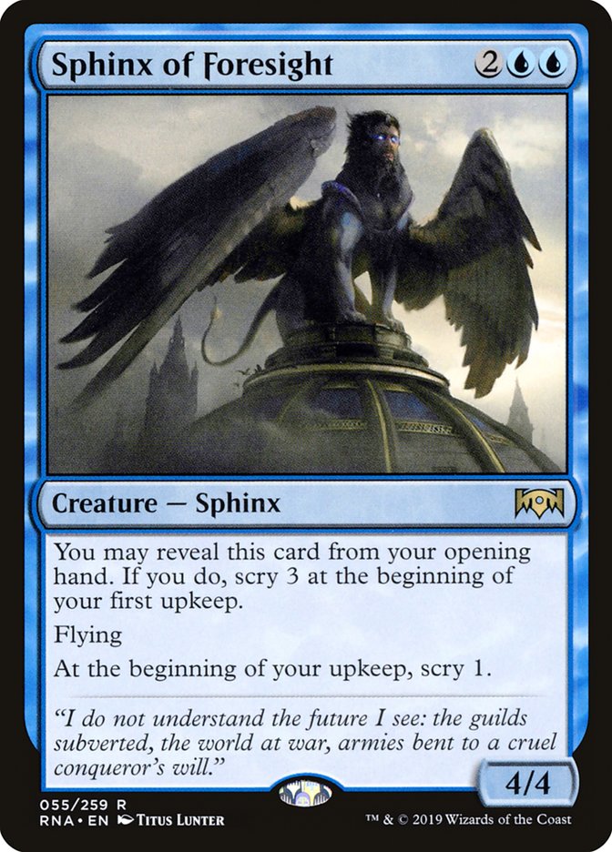 Sphinx of Foresight [Ravnica Allegiance] | Rock City Comics