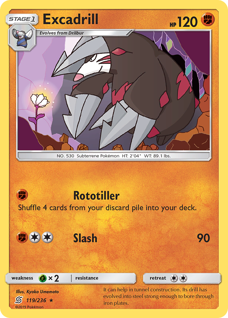 Excadrill (119/236) [Sun & Moon: Unified Minds] | Rock City Comics