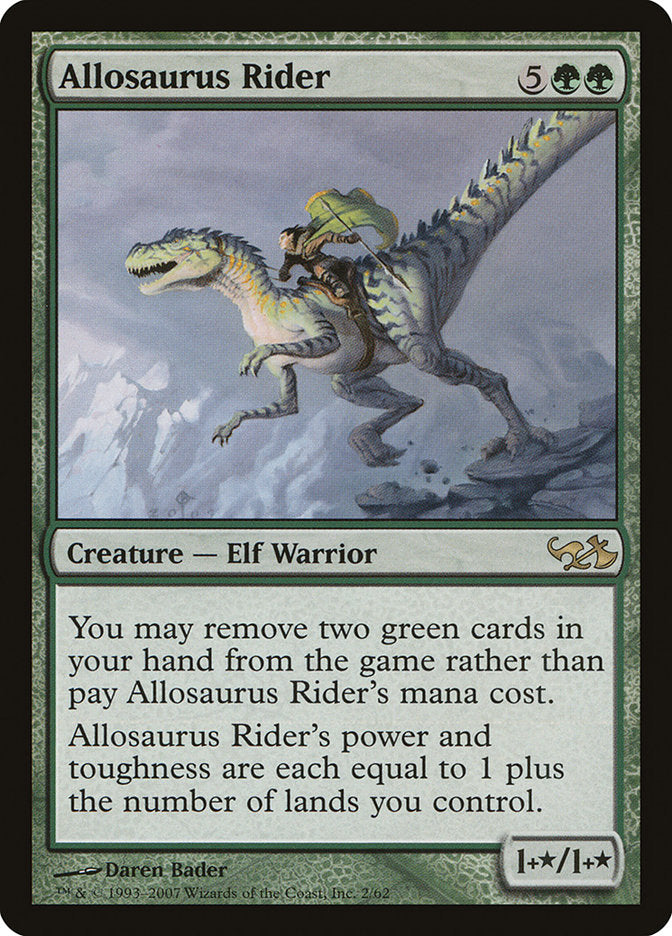 Allosaurus Rider [Duel Decks: Elves vs. Goblins] | Rock City Comics